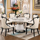 Marble Dining Table Round Pedestal Dining Site Table with Turntable Clearhalo 'Dining Tables & Seating' 'Dining Tables' 'dining_table' 'furn' 'furn_dining_table' 'Furniture' 'Kitchen & Dining Furniture' 1200x1200_4a4cff32-f8b5-49df-bcbd-dc12dea3b652