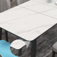 Extendable Sintered Stone Dining Table in White Modern Table with 4 Legs for Restaurant Clearhalo ' dining_table' 'Dining Tables & Seating' 'Dining Tables' 'furn' 'furn_dining_table' 'Furniture' 'furniture_dining_table' 'Kitchen & Dining Furniture' 'kitchen&dining_furn' 'kitchen' 'kitchen_dining_table' 1200x1200_4a4e5b3b-3631-4511-ac96-3ca85b11c049