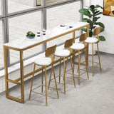 Rectangle Modem & Contemporary Wood Bar Wine Table for Indoor Clearhalo 'Bar Furniture' 'Bar Tables' 'bar_tables' 'furn' 'furn_bar_tables' 'Furniture' 'Kitchen & Dining Furniture' 1200x1200_4a4ef900-7b5a-4259-a372-86430ef735ce