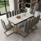 Modern 1/2/7/9 Pieces Dining Set Marble Dining Furniture Set /Separate Items Clearhalo 'Dining Room Sets' 'Dining Tables & Seating' 'dining_room_set' 'furn' 'furn_dining_room_set' 'Furniture' 'furniture_dining_room_set' 'Kitchen & Dining Furniture' 'kitchen&dining_furn' 'kitchen' 1200x1200_4a4f393d-cf4c-4ce9-8eea-f27bd4b489ec
