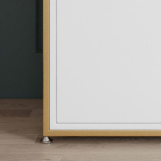 Glam Metal Shelf BOOKCAST Open Back Bookshelf voor studieruimte