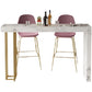 Glam Style Stone Bar Dining Table Rectangle Bar Table for Indoor Clearhalo 'Bar Furniture' 'Bar Tables' 'bar_tables' 'furn' 'furn_bar_tables' 'Furniture' 'Kitchen & Dining Furniture' 1200x1200_4a4feda8-2848-4f26-8350-b5eeee3023a1