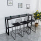 Contemporary Style Dining Sintered Stone Table Rectangle Bar Counter Table for Home Clearhalo 'Bar Furniture' 'Bar Tables' 'bar_tables' 'furn' 'furn_bar_tables' 'Furniture' 'furniture_bar_tables' 'Kitchen & Dining Furniture' 1200x1200_4a503dd2-6640-4c3a-af14-a2781af6645c