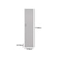 Contemporary Hinged Wardrobe Cabinet Steel Wardrobe Closet for Home
