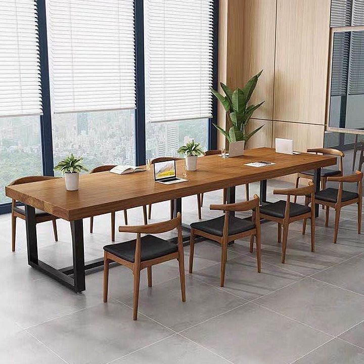 Bureau d'écriture en bois marron