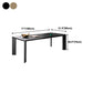 Industrial Solid Wood Dining Table Rectangle Kitchen Pine Wood Table with 4 Legs Clearhalo ' dining_table' 'Dining Tables & Seating' 'Dining Tables' 'furn' 'furn_dining_table' 'Furniture' 'furniture_dining_table' 'Kitchen & Dining Furniture' 'kitchen&dining_furn' 'kitchen' 'kitchen_dining_table' 1200x1200_4a54caf6-79dd-4ecc-8362-a222bc28ef51