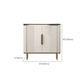 Gambe metalliche Sideboard bianca Tabella 35,4 "supporto a buffet alto con archiviazione