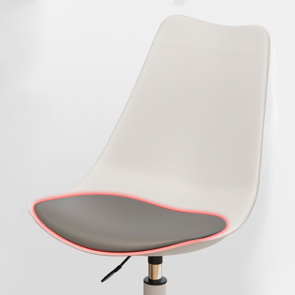 White Nylon Modern Conference Chair Low Back Conference Chair Clearhalo 'Furniture' 'furniture_office_chair' 'Office Chairs' 'Office Furniture' 'office_chair' 1200x1200_4a5808fa-3f95-473f-8e49-2bf54994a498