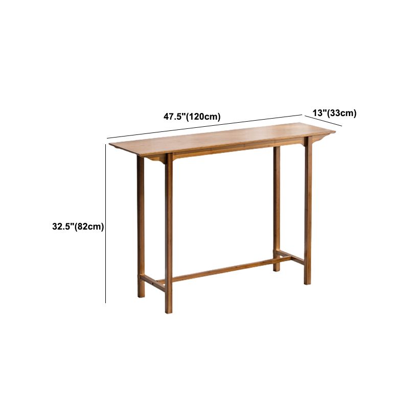 12" Wide Mid-Century Modern Console Table Solid Wood Console Sofa Table Clearhalo 'Console Tables' 'console_tables' 'Entry & Mudroom Furniture' 'furn' 'furn_console_tables' 'Furniture' 1200x1200_4a58d890-0871-4b7f-879e-c128d951c586