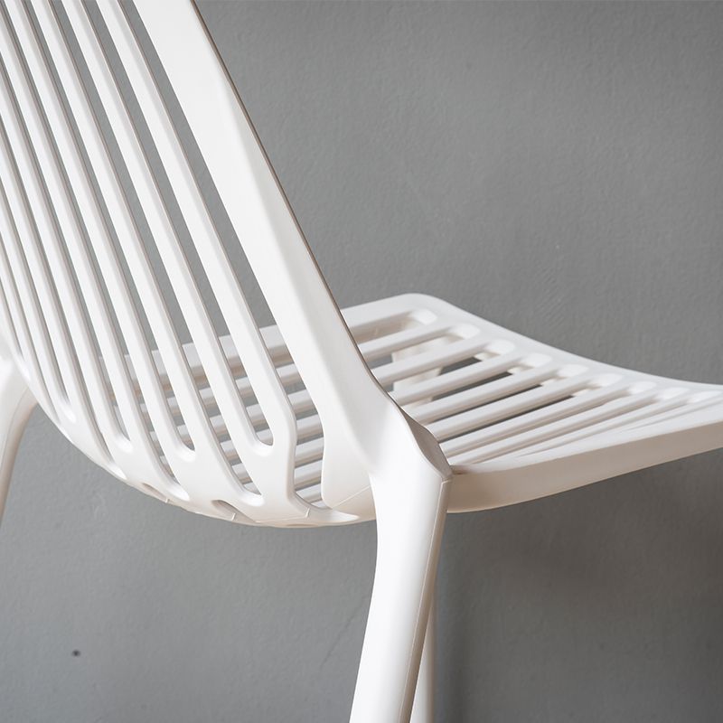 Modern Style Stackable Chair Dining Armless Chairs with Plastic Legs for Kitchen Clearhalo ' kitchen&dining_furn' 'Dining Chairs' 'Dining Tables & Seating' 'dining_chair' 'furn' 'furn_dining_chair' 'Furniture' 'furniture_dining_chair' 'Kitchen & Dining Furniture' 'kitchen' 1200x1200_4a5e2a4a-6a8c-4863-82ad-93b59f8606f2