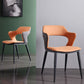 Upholstered Dining Chairs Industrial Open Back Arm Dining Chairs for Home