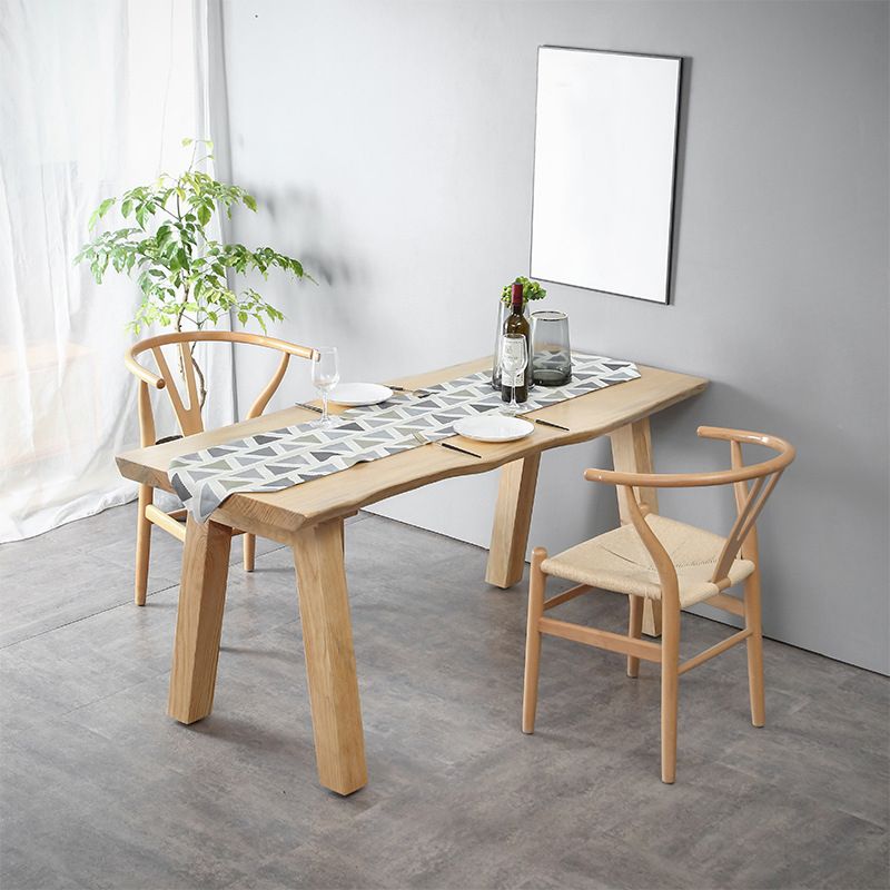 1/2/3 Pcs Pine Modern Dining Set with Rectangle Table Dinette Set Clearhalo 'Dining Room Sets' 'Dining Tables & Seating' 'dining_room_set' 'furn' 'furn_dining_room_set' 'Furniture' 'furniture_dining_room_set' 'Kitchen & Dining Furniture' 'kitchen&dining_furn' 'kitchen' 1200x1200_4a63365a-1a88-4518-be27-15b121a37a1c
