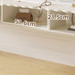Slate Coffee Cocktail Table with Storage Drawers White Block Contemporary Clearhalo 'Coffee & Accent Tables' 'Coffee Tables' 'coffee_tables' 'furn' 'furn_coffee_tables' 'Furniture' 'Living Room Furniture' 1200x1200_4a63723a-be0e-442d-a8bd-aa9d9bdfcc0b