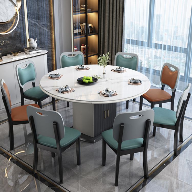 Home Contemporary Side Chair Open Back Upholstered Wood Dining Room Chair (Set of 2) Clearhalo ' kitchen&dining_furn' 'Dining Chairs' 'Dining Tables & Seating' 'dining_chair' 'furn' 'furn_dining_chair' 'Furniture' 'furniture_dining_chair' 'Kitchen & Dining Furniture' 'kitchen' 1200x1200_4a653c34-42a7-44d3-8922-94a4579546f5