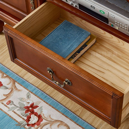 ABBIGLIAMENTO TV in legno Stile tradizionale Home TV Open TV Console