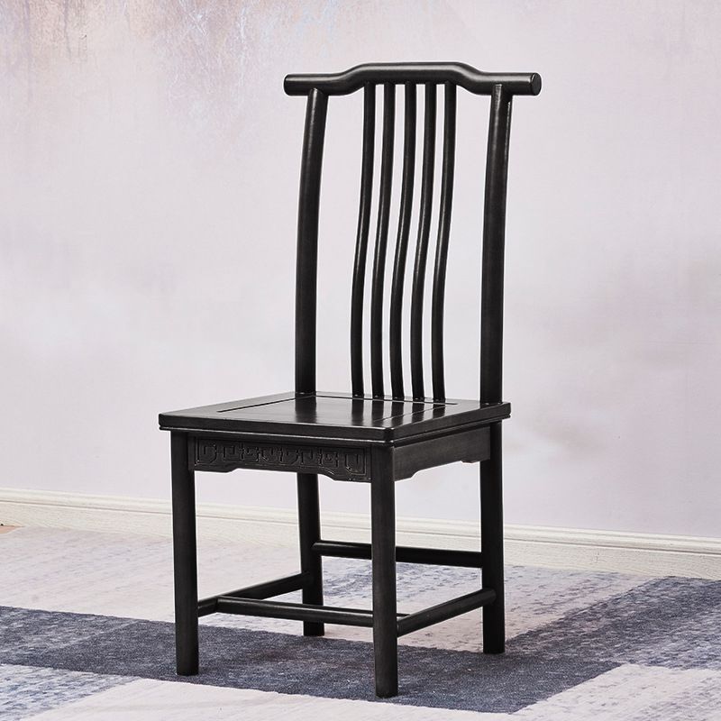 Traditional Style Solid Wood Side Chair Matte Finish Slat Back Dining Chair for Home Clearhalo ' kitchen&dining_furn' 'Dining Chairs' 'Dining Tables & Seating' 'dining_chair' 'furn' 'furn_dining_chair' 'Furniture' 'furniture_dining_chair' 'Kitchen & Dining Furniture' 'kitchen' 1200x1200_4a6a89eb-d5ea-43e5-bc8d-5e0f296bc39b
