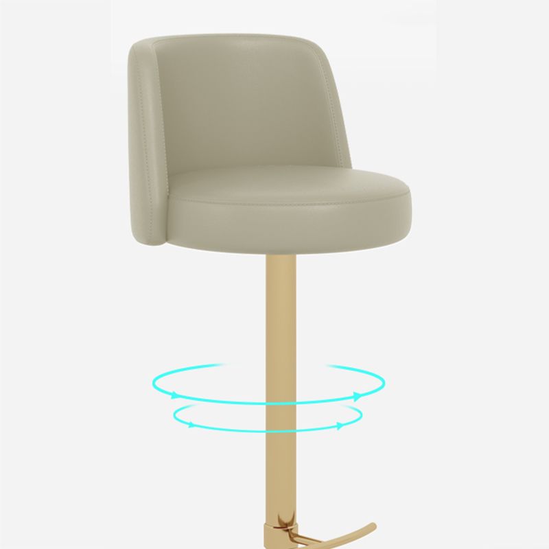 Tabouret de barre glamour tabouret de hauteur réglable pour Bristol avec pivotant