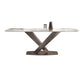 Glam Style Dining Rectangle Table Dining Sintered Stone Table for Home Use Clearhalo 'Dining Tables & Seating' 'Dining Tables' 'dining_table' 'furn' 'furn_dining_table' 'Furniture' 'Kitchen & Dining Furniture' 1200x1200_4a6d9bf2-3810-4d66-82d9-a945c2c8b153