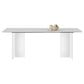 Kitchen Contemporary Dinner Table Stone Rectangle Dining Table Clearhalo 'Dining Tables & Seating' 'Dining Tables' 'dining_table' 'furn' 'furn_dining_table' 'Furniture' 'Kitchen & Dining Furniture' 1200x1200_4a712eff-eb49-4d5d-bb45-a4377a5ded8a