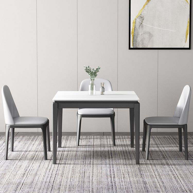 4-foot Stone Dining Site Table Industrial Style Square Dining Table for Home Clearhalo ' dining_table' 'Dining Tables & Seating' 'Dining Tables' 'furn' 'furn_dining_table' 'Furniture' 'furniture_dining_table' 'Kitchen & Dining Furniture' 'kitchen&dining_furn' 'kitchen' 'kitchen_dining_table' 1200x1200_4a727455-c4cb-43a8-a563-20785c204a15
