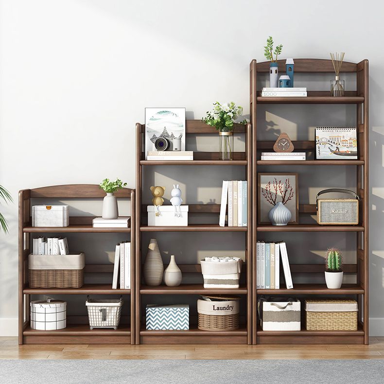 Standard Shelf Bookcase With Rectangular Shelves Wooden Bookshelf Clearhalo 'Bookcases' 'Furniture' 'furniture_bookcases' 'Office Furniture' 1200x1200_4a73a51f-d576-495b-bda5-7bf0912edc34