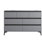 Contemporary Horizontal Double Dresser Wood Storage Chest Dresser for Bedroom Clearhalo 'Bedroom Furniture' 'Dressers & Chests' 'dressers_chests' 'furn' 'furn_dressers_chests' 'Furniture' 1200x1200_4a74e020-76ed-4afc-9099-706a86caa0f2