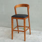 Contemporary Wood Stool Backrest Counter Stool Furniture for Restaurant