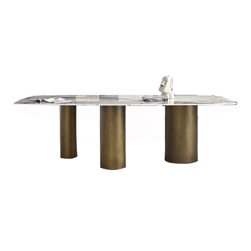 Glam 1/4/5 Pieces Dining Set Oval Sintered Stone Dining Table Set for Dining Areas Clearhalo 'Dining Room Sets' 'Dining Tables & Seating' 'dining_room_set' 'furn' 'furn_dining_room_set' 'Furniture' 'furniture_dining_room_set' 'Kitchen & Dining Furniture' 1200x1200_4a77be28-00fd-45e1-8dcc-5b40a7ca5f0b