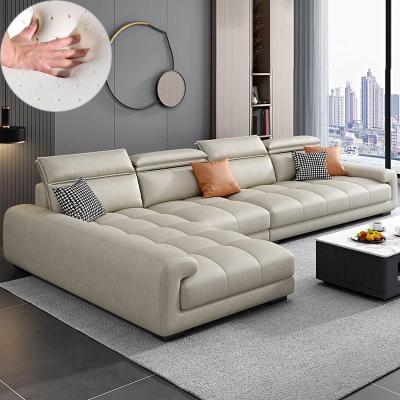 Sezione a 4 posti con cuscino per la testa regolabile per soggiorno