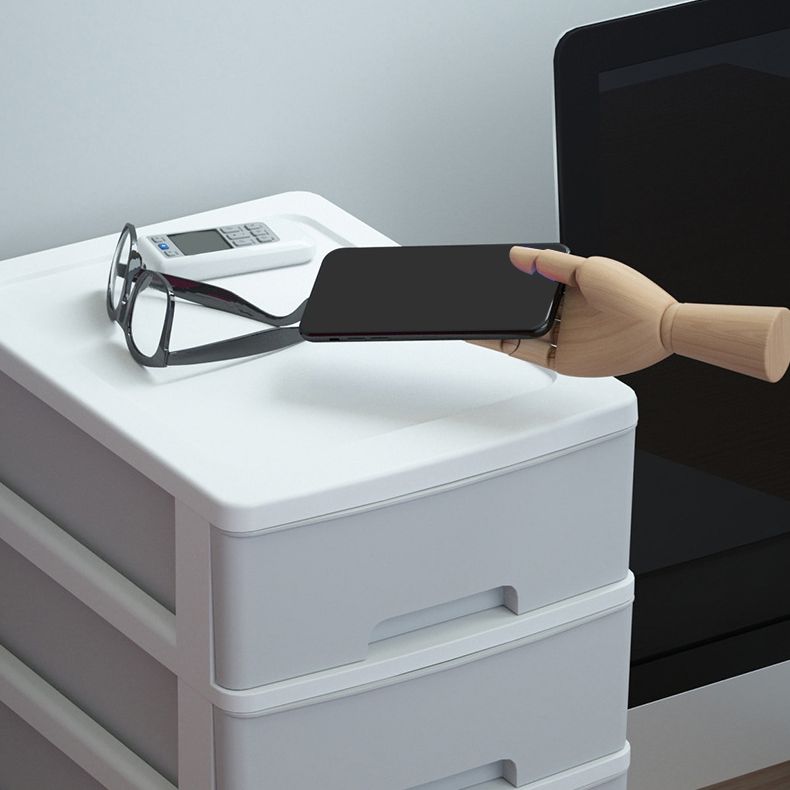 Aktenschrank seitlich Kunststoff moderner Aktenschrank mit Schubladen für Zuhause und Büro