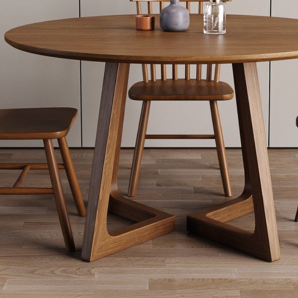 Modern Style Dinette Set 1/2/4/5 Pcs Round Solid Wood Dinette Table with Dining Chair Clearhalo 'Dining Room Sets' 'Dining Tables & Seating' 'dining_room_set' 'furn' 'furn_dining_room_set' 'Furniture' 'Kitchen & Dining Furniture' 1200x1200_4a7b2e1b-664a-488e-b82f-b1d021993a59