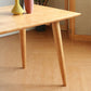 Pine Solid Wood Dining Table Modern Rectangle Dining Table in Natural