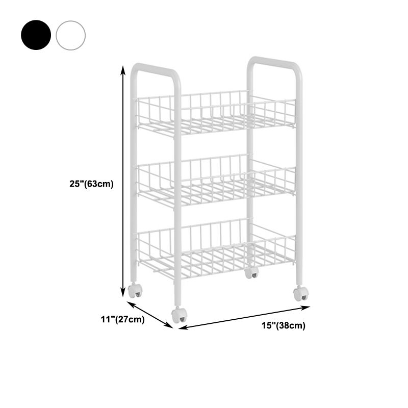 Steel Bookshelf, Multi Tiers Contemporary Bookcase for Home Office