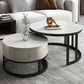 Rectangle Coffee Table Slate 2 Nesting Coffee Table Set for Living Room Clearhalo 'Coffee & Accent Tables' 'Coffee Tables' 'coffee_tables' 'furn' 'furn_coffee_tables' 'Furniture' 'Living Room Furniture' 1200x1200_4a86fd94-9e3f-4379-9e70-a3927576479f