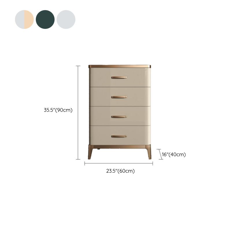 Cómoda cómoda de almacenamiento de estilo moderno, cómoda de almacenamiento de madera maciza para dormitorio