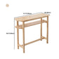 Contemporary Solid Wood Bar Table 47.2"L Trestle Base Bar Desk for Indoor Clearhalo 'Bar Furniture' 'Bar Tables' 'bar_tables' 'furn' 'furn_bar_tables' 'Furniture' 'Kitchen & Dining Furniture' 1200x1200_4a88890a-5b17-4628-8488-aac262aa022f