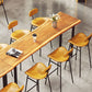Modern Backrest Counter Stool Iron Cafe Bar Stool with Cushion and Pedal Clearhalo 'Bar Furniture' 'Bar Stools' 'bar_stools' 'furn' 'furn_bar_stools' 'Furniture' 'Kitchen & Dining Furniture' 1200x1200_4a893dfb-f131-421a-8be6-81a3abed1209