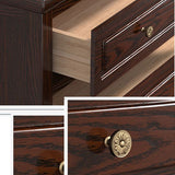 Contemporary Solid Wood Accent Chest with 5 Drawers and Wooden Legs Clearhalo 'Cabinets & Chests' 'cabinets_chests' 'furn' 'furn_cabinets_chests' 'Furniture' 'Living Room Furniture' 1200x1200_4a89a721-4f89-4dba-abc2-cac30020119d