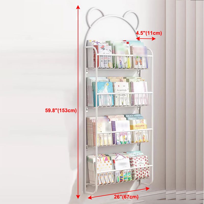 4.33"W Bookshelf Scandinavian Style Wall Mounted Bookcase for Office Study Room Clearhalo 'Bookcases' 'furn' 'furn_bookcases' 'Furniture' 'furniture_bookcases' 'kitchen' 'kitchen_bookcases' 'Living Room Furniture' 'Office Furniture' 1200x1200_4a8a81d0-1146-4a9f-9e19-7a5e79a82918