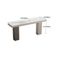 Stone Bar Dining Table Modern Rectangle Bar Table with Double Pedestal for Porch Clearhalo 'Bar Furniture' 'Bar Tables' 'bar_tables' 'furn' 'furn_bar_tables' 'Furniture' 'furniture_bar_tables' 'Kitchen & Dining Furniture' 1200x1200_4a8b2e97-192c-47a6-8e79-74667a66978b