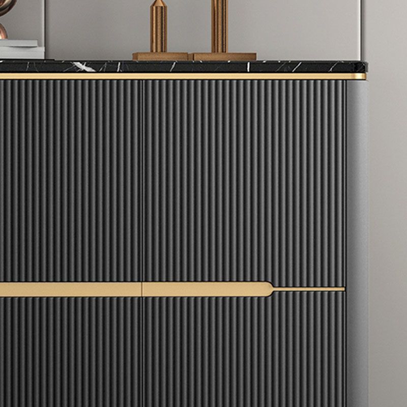 Tavolo da tavolo a buffet glam tavolo laboard di pietra con gambe per cucina