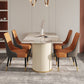 Designer Style Sintered Stone Top Dining Set 1/4/5/7 Pieces Dining Room Table Set Clearhalo 'Dining Room Sets' 'Dining Tables & Seating' 'dining_room_set' 'furn' 'furn_dining_room_set' 'Furniture' 'furniture_dining_room_set' 'Kitchen & Dining Furniture' 1200x1200_4a908068-d70b-41ed-bcf4-fad2eb080f2e