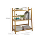 Contemporary Open Back Bamboo Bookshelf Ladder Bookcase with Shelves Clearhalo 'Bookcases' 'furn' 'furn_bookcases' 'Furniture' 'Office Furniture' 1200x1200_4a91b235-dc59-4666-ae78-0045a3f0798d