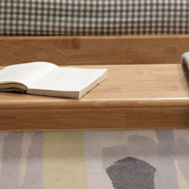 Banca di quercia rettangolo moderna panca a colori solidi con gambe per cucina