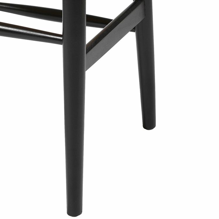 Modern Style Side Chair Low Back Solid Wood Dining Chair for Home