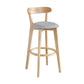Modern Armless Backrest Counter Stool Wood Milk Tea Shop Bar Stool with Pedal Clearhalo 'Bar Furniture' 'Bar Stools' 'bar_stools' 'furn' 'furn_bar_stools' 'furniture_bar_stools' 'Kitchen & Dining Furniture' 'kitchen&dining_furn' 'kitchen' 'kitchen_furn' Furniture' 1200x1200_4a94aa6b-4b8c-4612-8b6e-33fbe50f7ebf
