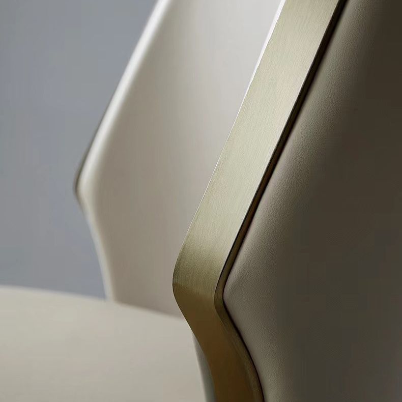 Glam Style Side Chair Metal Open Back Dining Room Chair for Indoor Clearhalo 'Dining Chairs' 'Dining Tables & Seating' 'dining_chair' 'furn' 'furn_dining_chair' 'Furniture' 'Kitchen & Dining Furniture' 1200x1200_4a97c468-7641-4c42-8b75-a5c741aee743