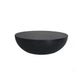 Modern Concrete Black Cocktail Table Round Coffee Table - White Clearhalo 'Coffee & Accent Tables' 'Coffee Tables' 'coffee_tables' 'furn' 'furn_coffee_tables' 'Furniture' 'Living Room Furniture' 1200x1200_4a991149-bafd-4317-93f5-27a138f326d7