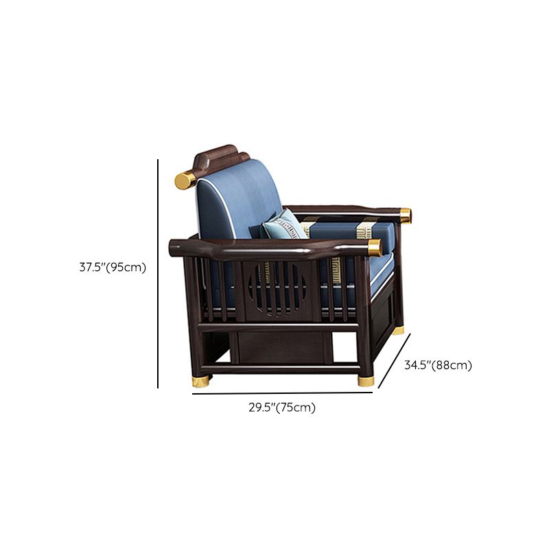 Divano in legno in legno in stile contemporaneo per soggiorno per soggiorno