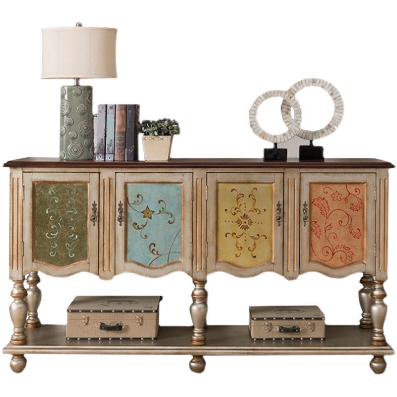 Industrial Solid Wood Storage Cabinet with Doors Chest with Shelves Clearhalo 'Cabinets & Chests' 'cabinets_chests' 'furn' 'furn_cabinets_chests' 'Furniture' 'Living Room Furniture' 1200x1200_4a9aeb6d-b665-4f94-b39f-50170013ebb5